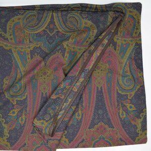 Ralph Lauren Home Pomeroy Plum Pillowcase King Supima Cotton Paisley Boho Luxe